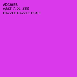 #D938EB - Razzle Dazzle Rose Color Image