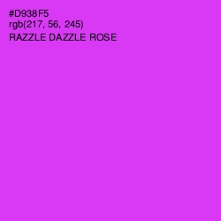 #D938F5 - Razzle Dazzle Rose Color Image