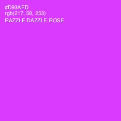 #D93AFD - Razzle Dazzle Rose Color Image