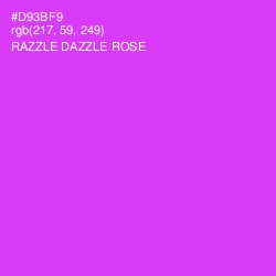 #D93BF9 - Razzle Dazzle Rose Color Image