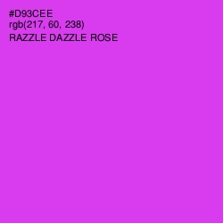 #D93CEE - Razzle Dazzle Rose Color Image