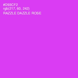 #D93CF2 - Razzle Dazzle Rose Color Image
