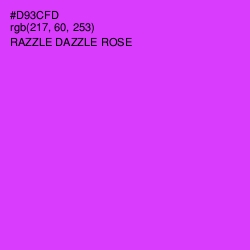 #D93CFD - Razzle Dazzle Rose Color Image