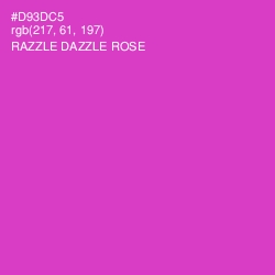 #D93DC5 - Razzle Dazzle Rose Color Image