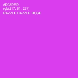 #D93DED - Razzle Dazzle Rose Color Image