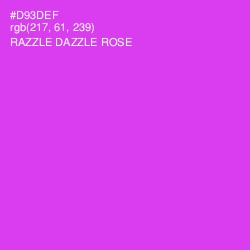 #D93DEF - Razzle Dazzle Rose Color Image