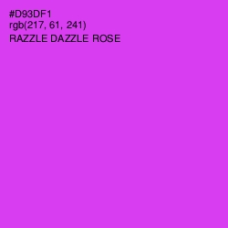 #D93DF1 - Razzle Dazzle Rose Color Image