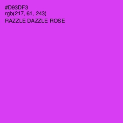 #D93DF3 - Razzle Dazzle Rose Color Image