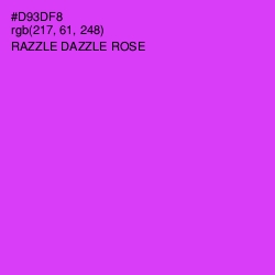 #D93DF8 - Razzle Dazzle Rose Color Image