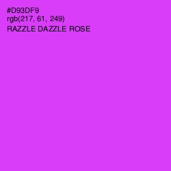 #D93DF9 - Razzle Dazzle Rose Color Image