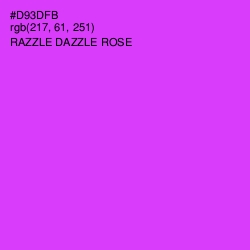 #D93DFB - Razzle Dazzle Rose Color Image