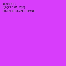 #D93DFC - Razzle Dazzle Rose Color Image