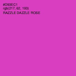 #D93EC1 - Razzle Dazzle Rose Color Image