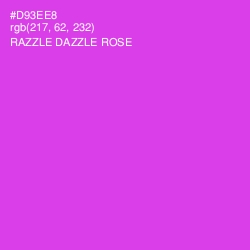 #D93EE8 - Razzle Dazzle Rose Color Image