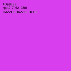 #D93EEE - Razzle Dazzle Rose Color Image