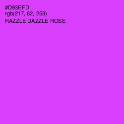 #D93EFD - Razzle Dazzle Rose Color Image