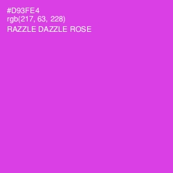 #D93FE4 - Razzle Dazzle Rose Color Image
