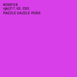 #D93FE8 - Razzle Dazzle Rose Color Image