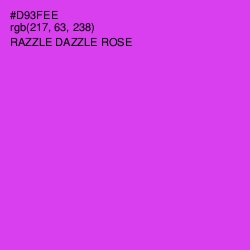 #D93FEE - Razzle Dazzle Rose Color Image