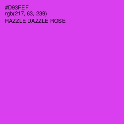 #D93FEF - Razzle Dazzle Rose Color Image