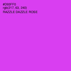 #D93FF0 - Razzle Dazzle Rose Color Image