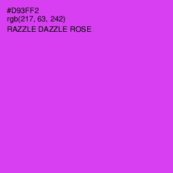 #D93FF2 - Razzle Dazzle Rose Color Image