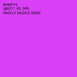 #D93FF5 - Razzle Dazzle Rose Color Image