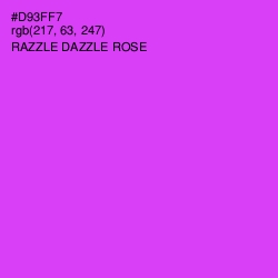 #D93FF7 - Razzle Dazzle Rose Color Image