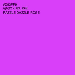 #D93FF9 - Razzle Dazzle Rose Color Image