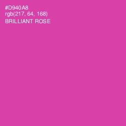 #D940A8 - Brilliant Rose Color Image
