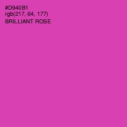 #D940B1 - Brilliant Rose Color Image