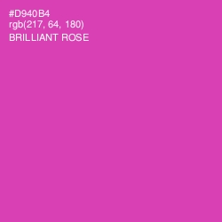 #D940B4 - Brilliant Rose Color Image