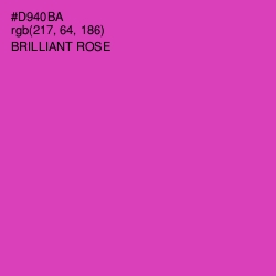 #D940BA - Brilliant Rose Color Image