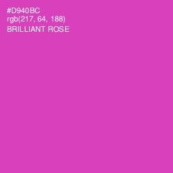 #D940BC - Brilliant Rose Color Image