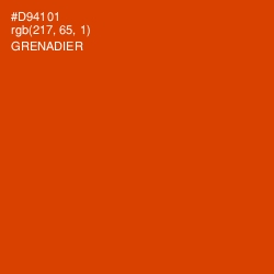 #D94101 - Grenadier Color Image