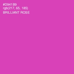 #D941B9 - Brilliant Rose Color Image