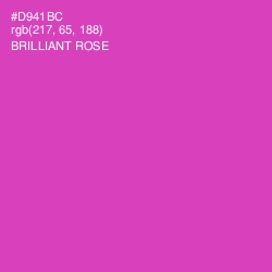 #D941BC - Brilliant Rose Color Image