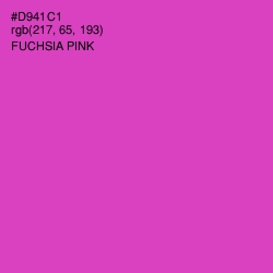 #D941C1 - Fuchsia Pink Color Image