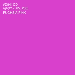 #D941CD - Fuchsia Pink Color Image