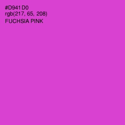 #D941D0 - Fuchsia Pink Color Image