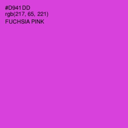 #D941DD - Fuchsia Pink Color Image