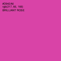 #D942A6 - Brilliant Rose Color Image