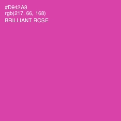 #D942A8 - Brilliant Rose Color Image