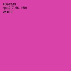 #D942A9 - Brilliant Rose Color Image