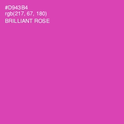 #D943B4 - Brilliant Rose Color Image