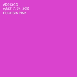 #D943CD - Fuchsia Pink Color Image