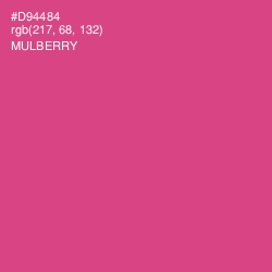 #D94484 - Mulberry Color Image