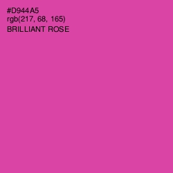 #D944A5 - Brilliant Rose Color Image