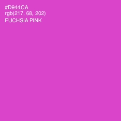 #D944CA - Fuchsia Pink Color Image