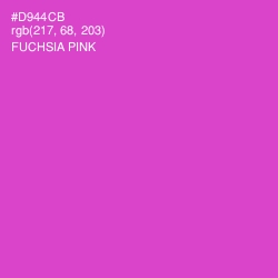 #D944CB - Fuchsia Pink Color Image